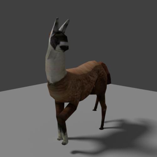 Low Poly Llama preview image